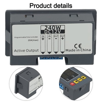 Ein-Aus Steuerung für Hausautomation Programmierbare Zeitschaltuhr 10A Timer Sw