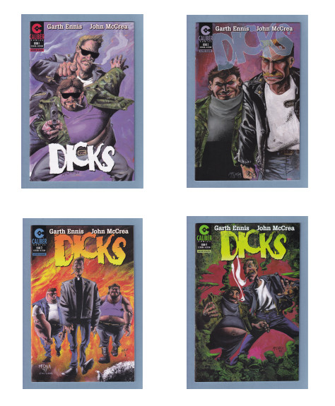 Dicks #1-4 : Complete Set : Caliber Comics