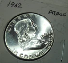 1962 * PROOF FRANKLIN Silver HALF DOLLAR * Exact coin shown * USA Only FREE Ship