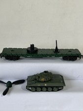 00 Gauge Triang NATO TR 7301 Operating Helicopter Car and Tank