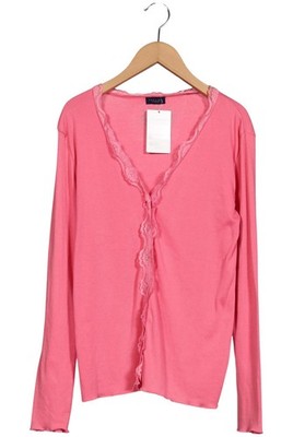 darling harbour Strickjacke Damen Cardigan Jacke Gr. L Baumwolle Pink #fhpcgzu