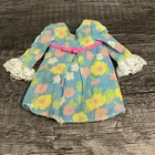 Vintage Skipper 1955 Posy Party - Blue Floral Dress - 1968 Mattel
