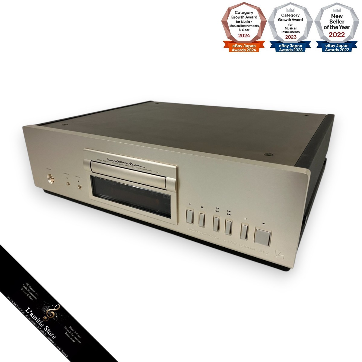 LUXMAN DU-7 Universal Player CD SACD DVD High Res Audio Video DU7