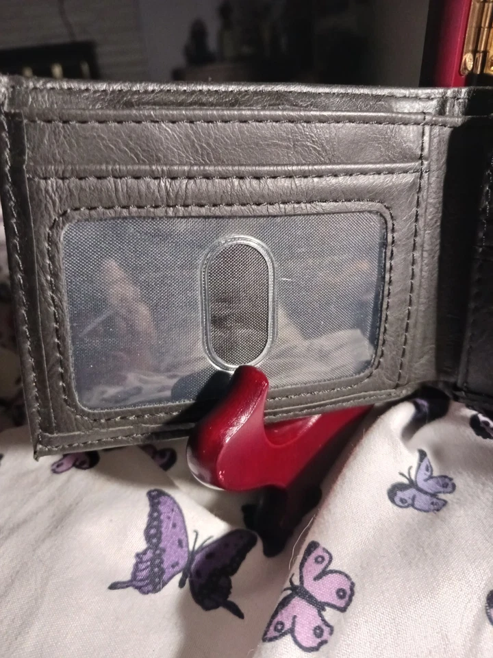 Cartera Dickie negra para hombre Foto 3 de 4