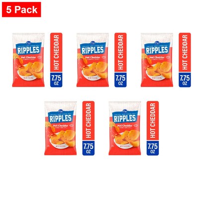 KG Hot Cheddar Potato Chips 7.75 oz - 5 Pack