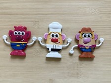 2025 Wendy  s Kids Meal Toy Potato Head Figure 3 Set 3.5in - 3-3.5in Frosty