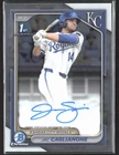 2024 Bowman Draft Jac Caglianone Chrome Prospect Autographs Auto Royals