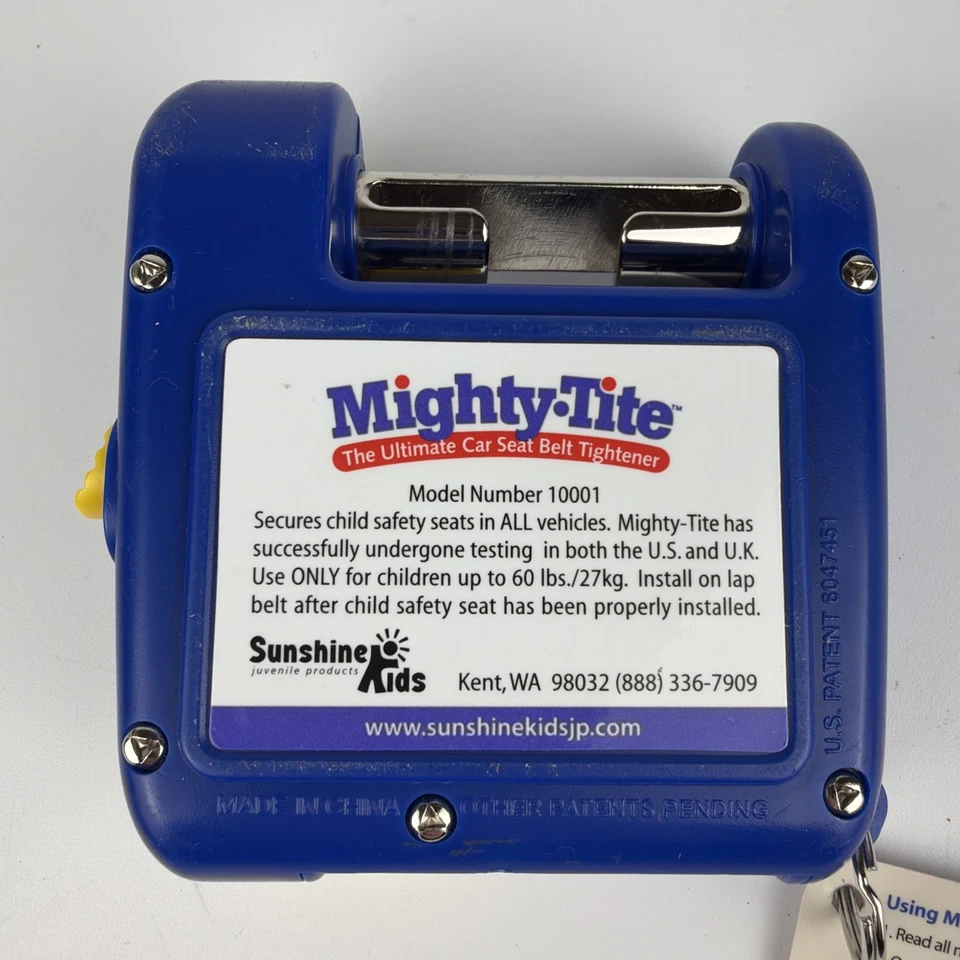 MIGHTY TITE Ultimate Seat Belt Tightener Auto Car Toddler Baby Sunshine Kids - Image 2 of 4