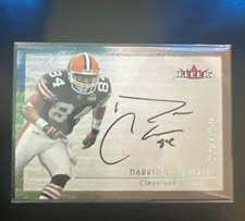 Fleer 2000 Tradition Autographics Darrin Chiaverini Browns Silver Auto 228250