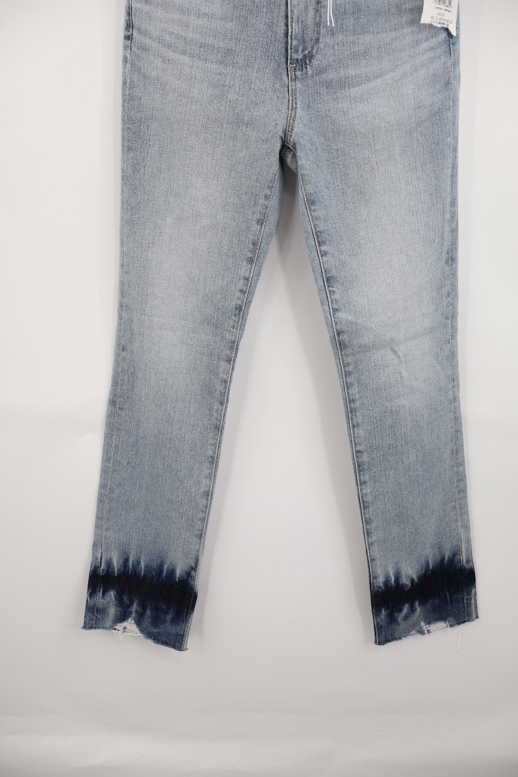 AG Adriano Goldschmied The Isabelle  High Rise Straight Crop Jeans Size 24 Ombre thumbnail 5
