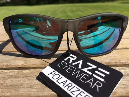 RAZE Eyewear Sunglasses Chill HDP flat gray polarized smoke Mirrored 24244 - Picture 3 of 12