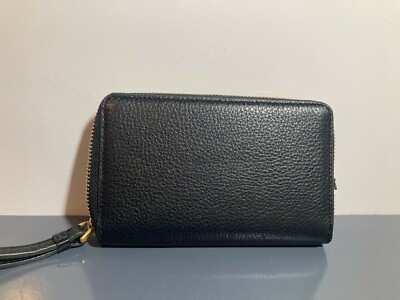 MARC JACOBS ブラック ウォレット MARC JACOBS THE SLIM 84 CONTINENTAL BLACK WALLET