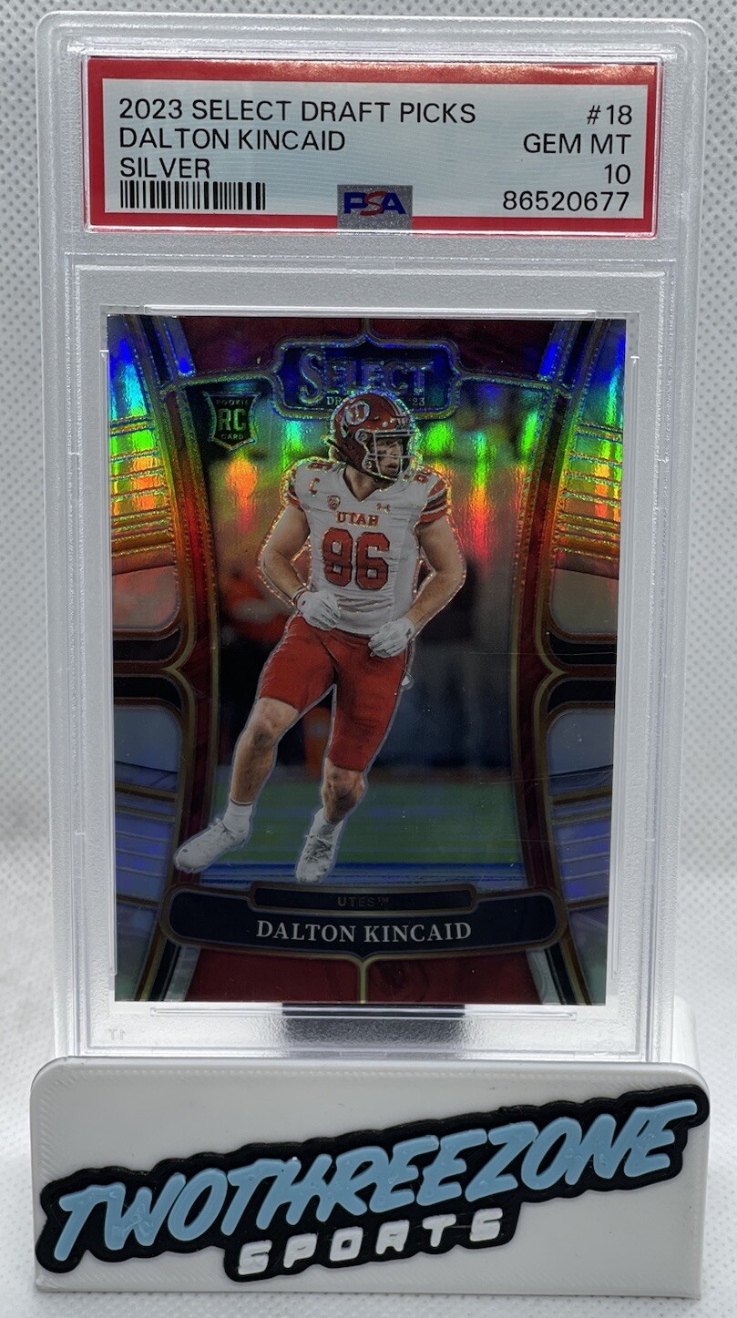 Dalton Kincaid Panini Select Draft Picks #18 Silver