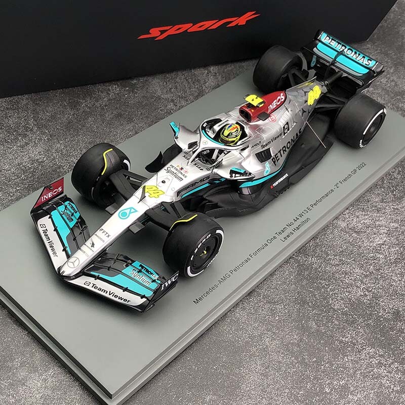 1/18 スパーク Mercedes W13 44 Lewis Hamilton Spark 1:18 Lewis Hamilton F1 Mercedes AMG W13 #44 French GP
