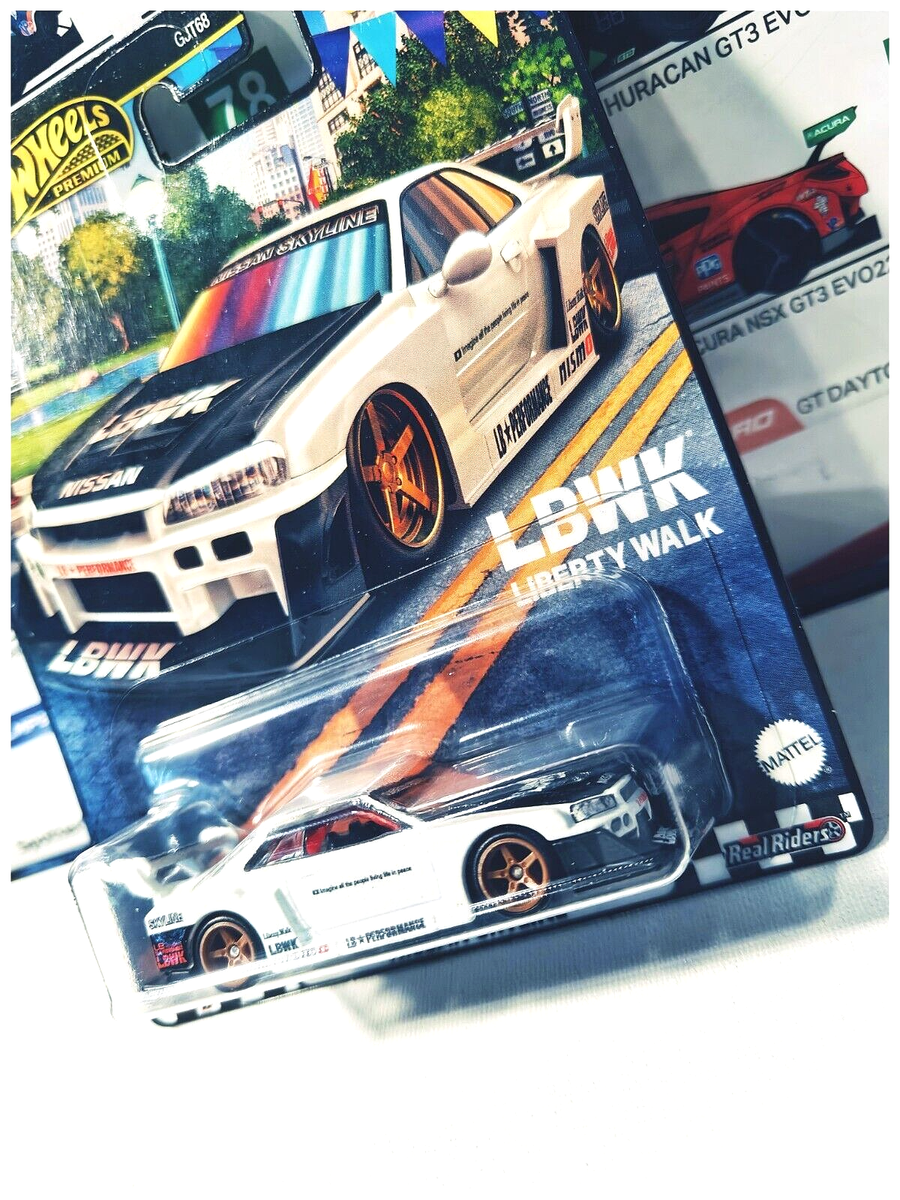 Hot Wheels Boulevard Premium R34 Skyline LB-ER34 LBWK Liberty Walk