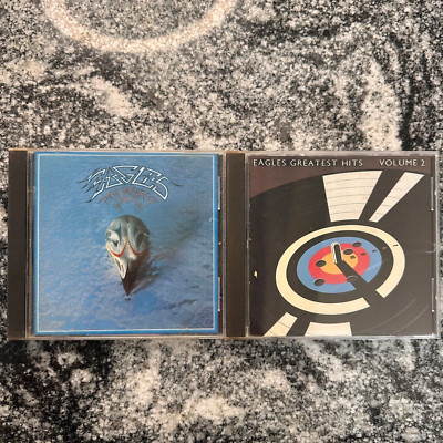 The Eagles (2) CD LOT Greatest Hits Volume 1 & 2 - RARE Lot of Cds