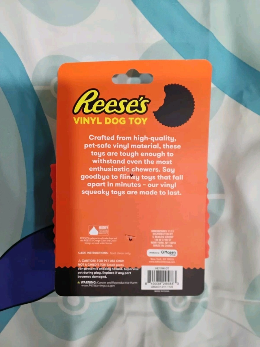 REESES PEANUT BUTTER CUPS & HERSHEY CHOCOLATE Rubber Squeaky