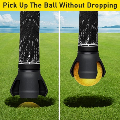 4 Pack 3-Prong Golf Ball Retriever Grabber Pick-Up Claw Picker Upper Grabber - 第 4/6 張圖片