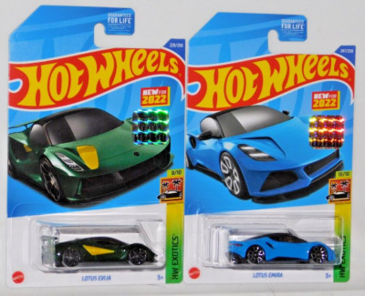 2022 HOT WHEELS RLC FACTORY SET EXOTICS SERIES LOTUS EVIJA X2