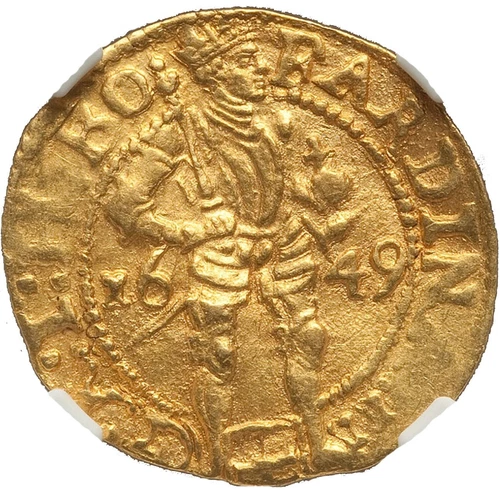 1649 GOLD ducat NGC MS-63 Netherlands Zwolle   Second-Best of 8 graded at NGC