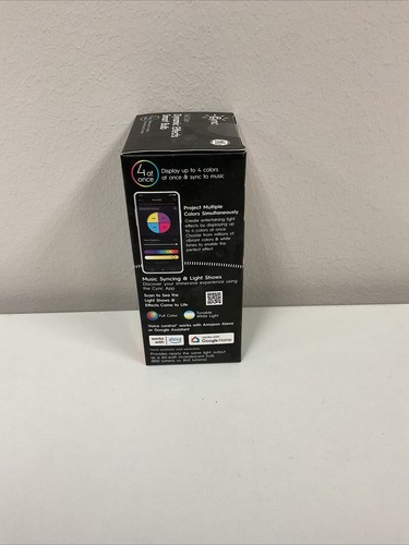 GE Cync Smart Bulb Dynamic Effects Full Color A19 2.4GHz Wi-Fi and Bluetooth ... - Picture 3 of 6