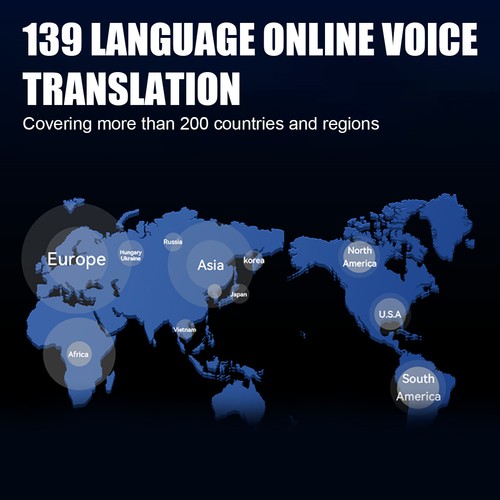 Wifi Smart Real Time Translator 139+ Languages AI Voice Translate Touch Screen - Picture 10 of 14