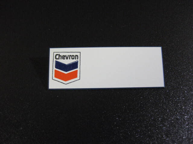 CHEVRON * GAS STATION ** OIL COMPANY Employee Uniform Name Badge!