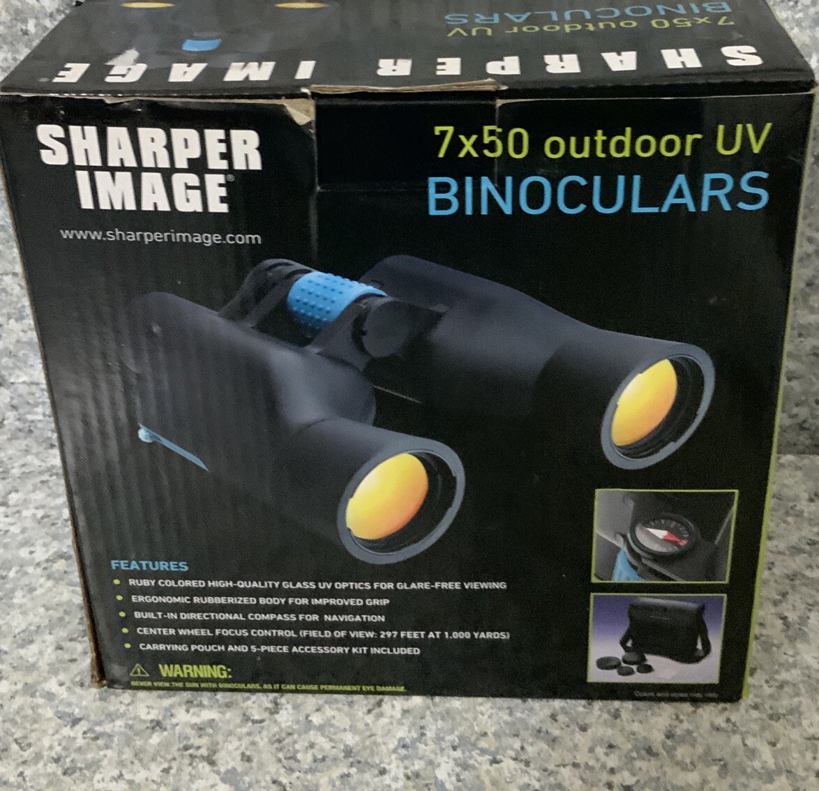 ⚡️Sharper Image 7x50 Outdoor UV Binoculars 1000 Yards Distance eBay