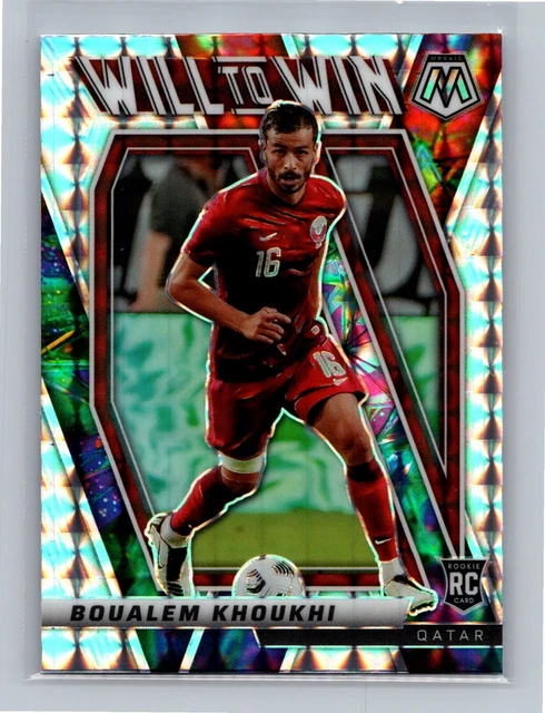 2021-22 Panini Mosaic FIFA Road to World Cup - Will to Win Boualem Khoukhi Prizm