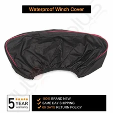 Waterproof Soft Winch Cover - fit for 12,000 lb Winch and Other Winches