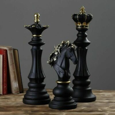 1Pcs Resin Chess Pieces Board Games Accessories International Chess Figurines Re