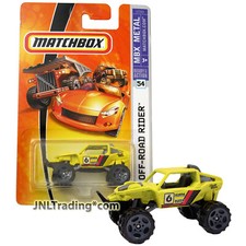 Year 2007 Matchbox MBX Metal 1:64 Die Cast Car #54 - Yellow Asada OFF-ROAD RIDER