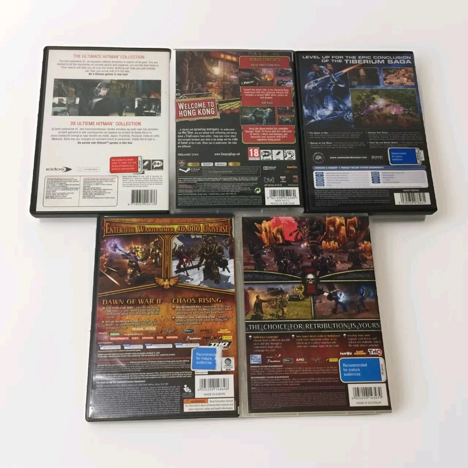 PC Games Dawn of War, Hitman Sleeping Dogs Command And Conquer Bulk - Image 2 of 3