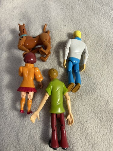 Figuras articuladas flexibles Scooby Doo And The Gang Velma Shaggy Fred años 90 00 - Imagen 8 de 8