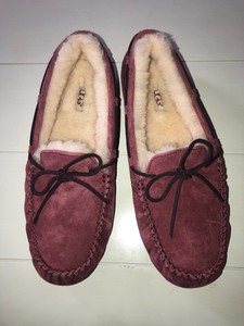 pink ugg moccasin slippers