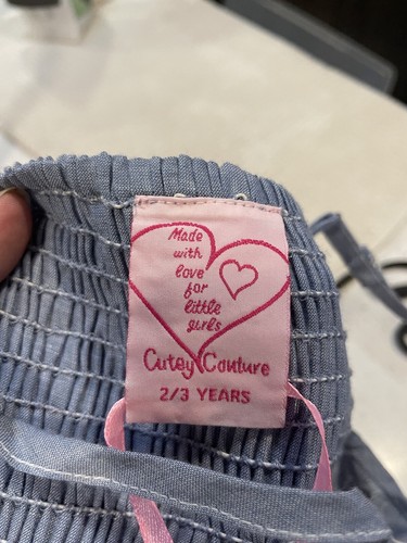 Lindo vestido de sol Courture talla 2/3 años - Imagen 3 de 4