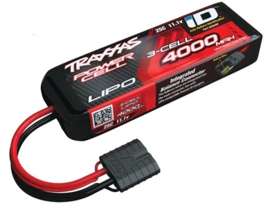 Batterie Traxxas Li-Po 4000mh 11.1V 3S - fiche 25CiD TRX (L135xH26xB43mm) - Photo 1/4