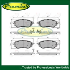 Premier Front Brake Pads Set Fits Subaru Impreza Outback Legacy Tribeca Levorg