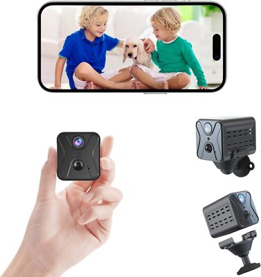 Mini Kamera,Kamera überwachung innen,Full HD Überwachungskamera,Mini Kamera Live