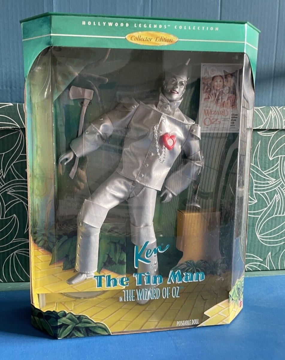 2 1995 Mattel Barbie Wizard of Oz Ken as the Tin Man #14902