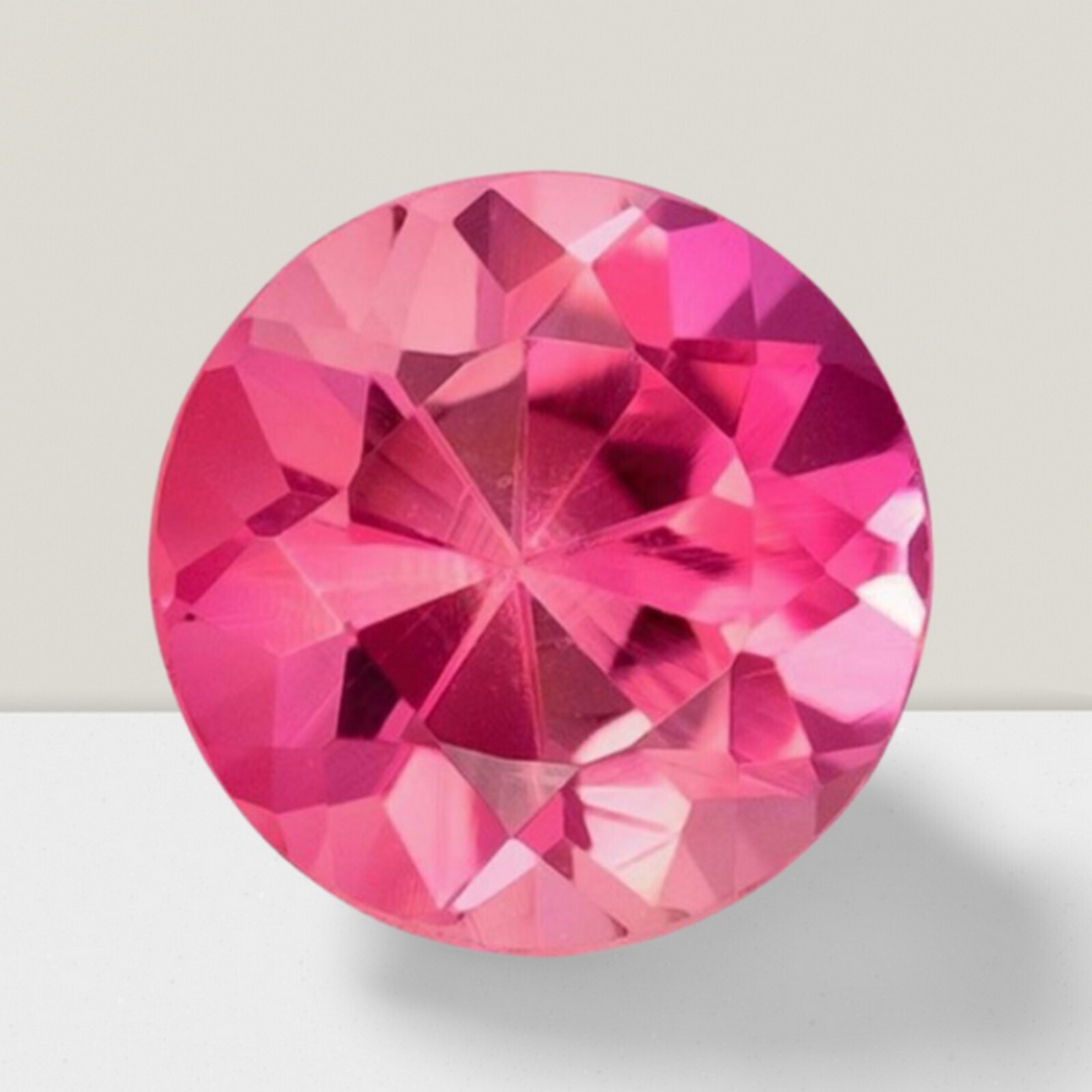 Pink Tourmaline Round Cut AAA+ Loose Gemstone 11mm 3.80 Cts