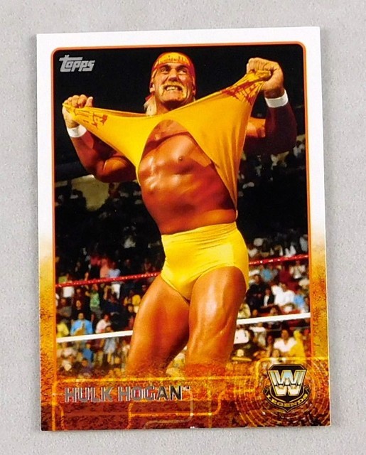 Hulk Hogan Series WWE Wrestling Trading Card WWF Hulkamania Topps 92