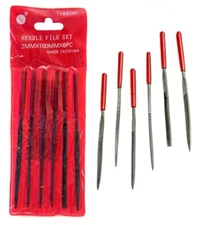 Sona Enterprises 6pc Needle File Set 4 inch length 2mm x 100mm ~ 7386DNF