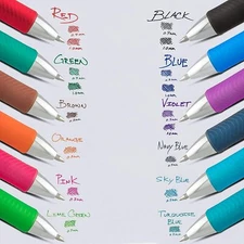 Pentel LR7 EnerGel Gel Pen Ink Refills, Metal Tip, 0.7mm Medium Point, 6 Packs