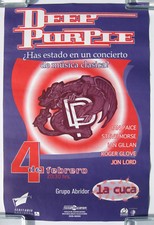 DEEP PURPLE Auditorio Nacional MEXICO City 1994 Concert POSTER Battle Rages On