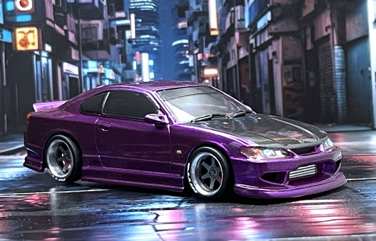 GulliverプロデュースM's POWER NISSAN SILVIA Tomica Tomy 6-5-4 Nissan Silvia - M's Power by Gulliver