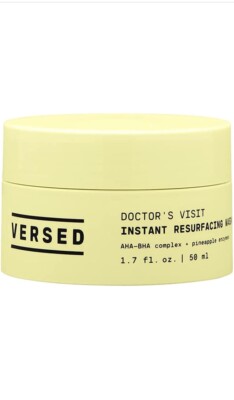 Versed Doctors Visit Instant Resurfacing Mask ~ 1.7 oz / 50 ml ~