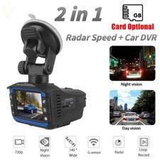 Car Dash Camera Anti Radar Laser Speed Detector DVR 1080P Recorder Video Night