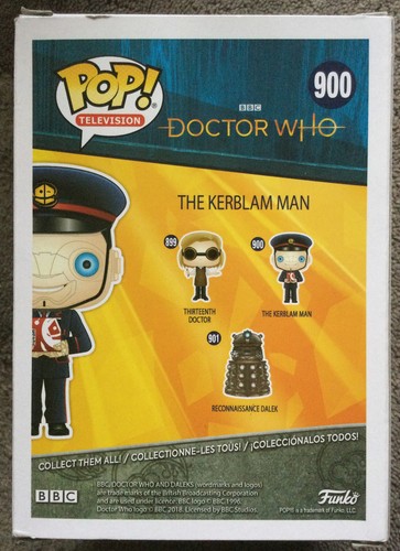THE KERBLAM MAN #900 FUNKO POP! FIGURE- DOCTOR WHO TV SERIES - BRAND NEW - Picture 2 of 3