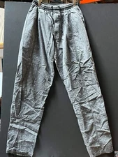 VISION STREET WEAR Skateboard Pants BLUE DOT Stretch Waist MED 32X31 NOS Zipper